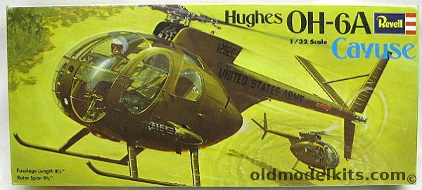 Revell 1/32 Hughes OH-6A Cayuse or Civil Hughes 500, 1460 plastic model kit